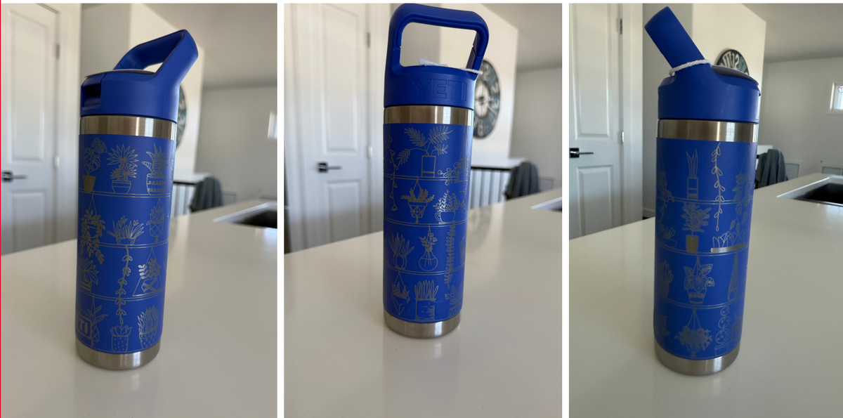 18 oz Yeti Flip Top Rambler