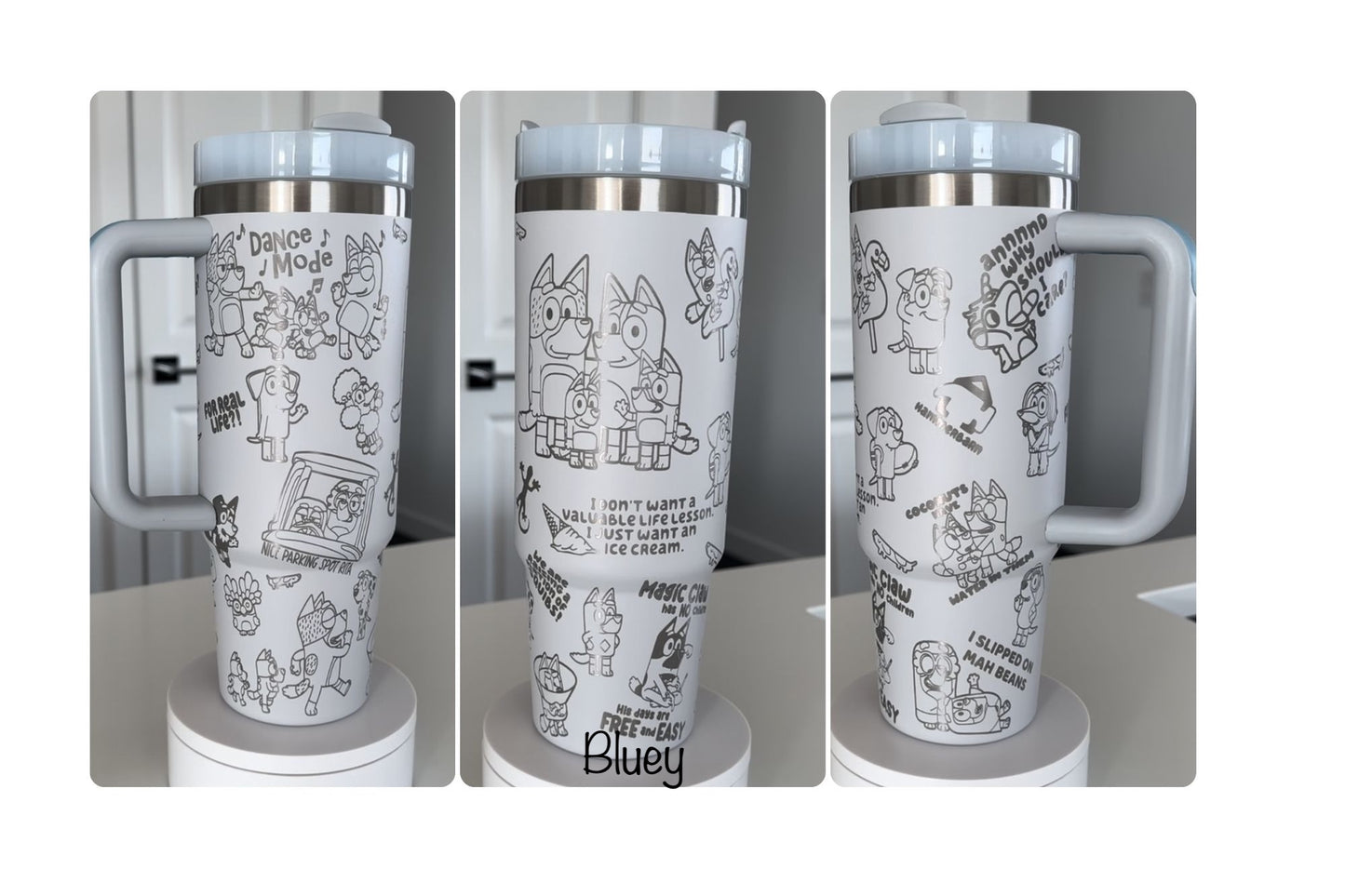 40 oz Stanley Dupe Full Wrap Engraved