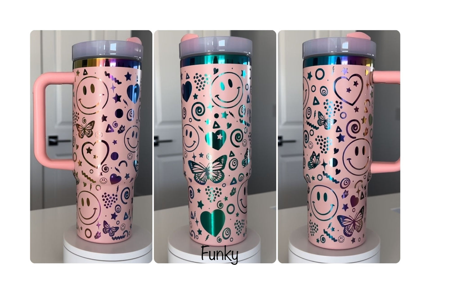 40 oz Stanley Dupe Full Wrap Engraved