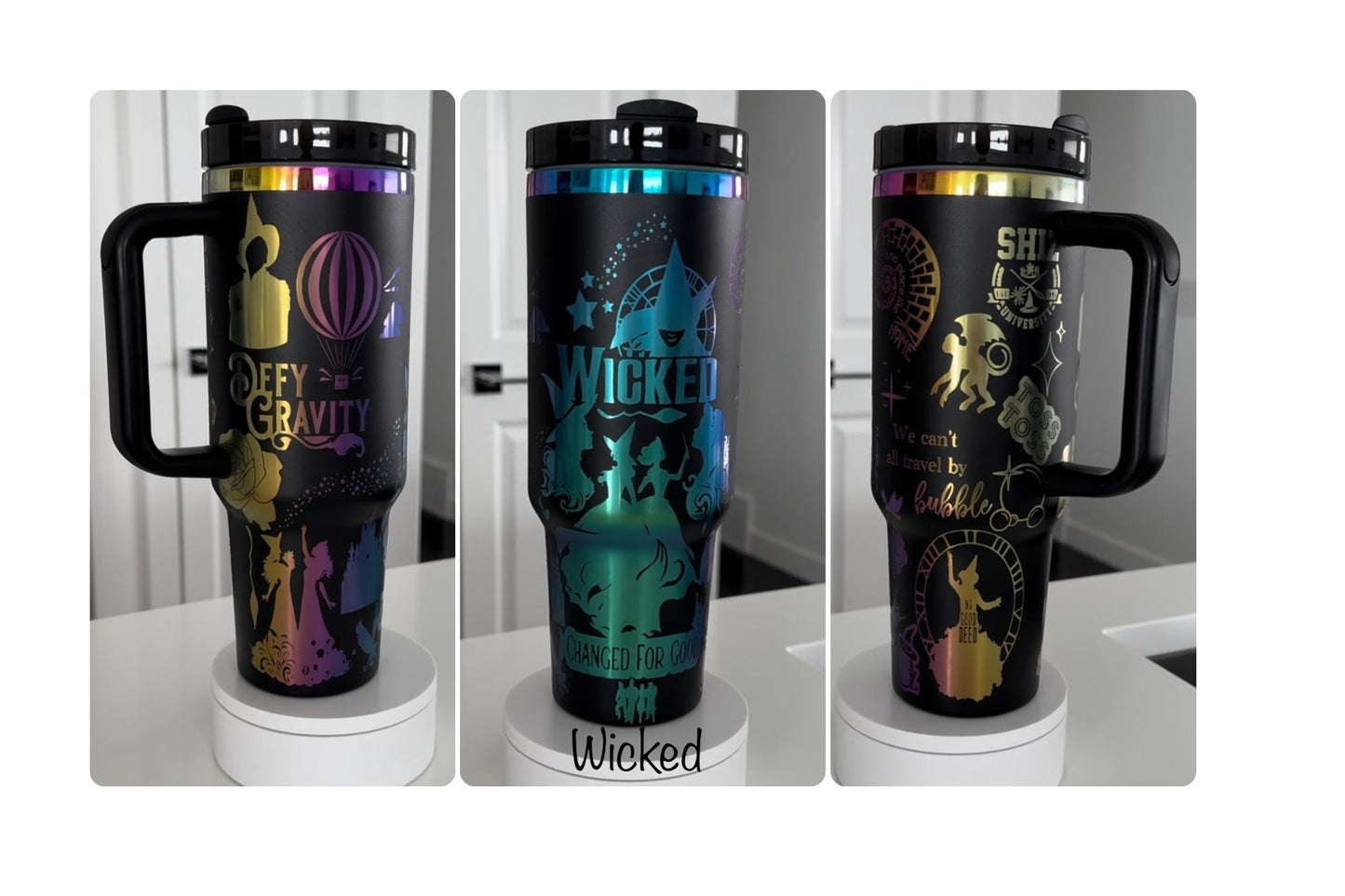 40 oz Stanley Dupe Full Wrap Engraved