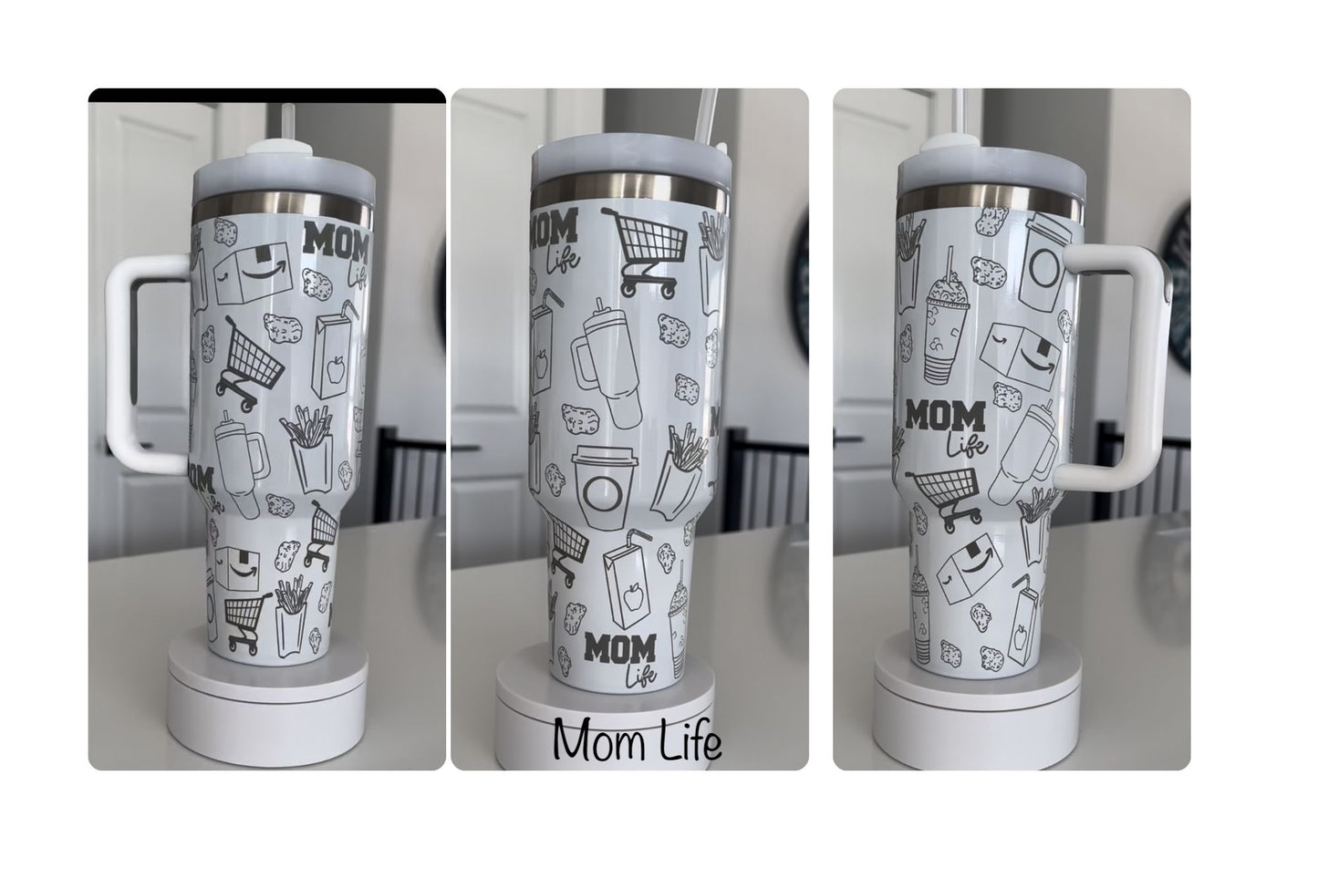 40 oz Stanley Dupe Full Wrap Engraved