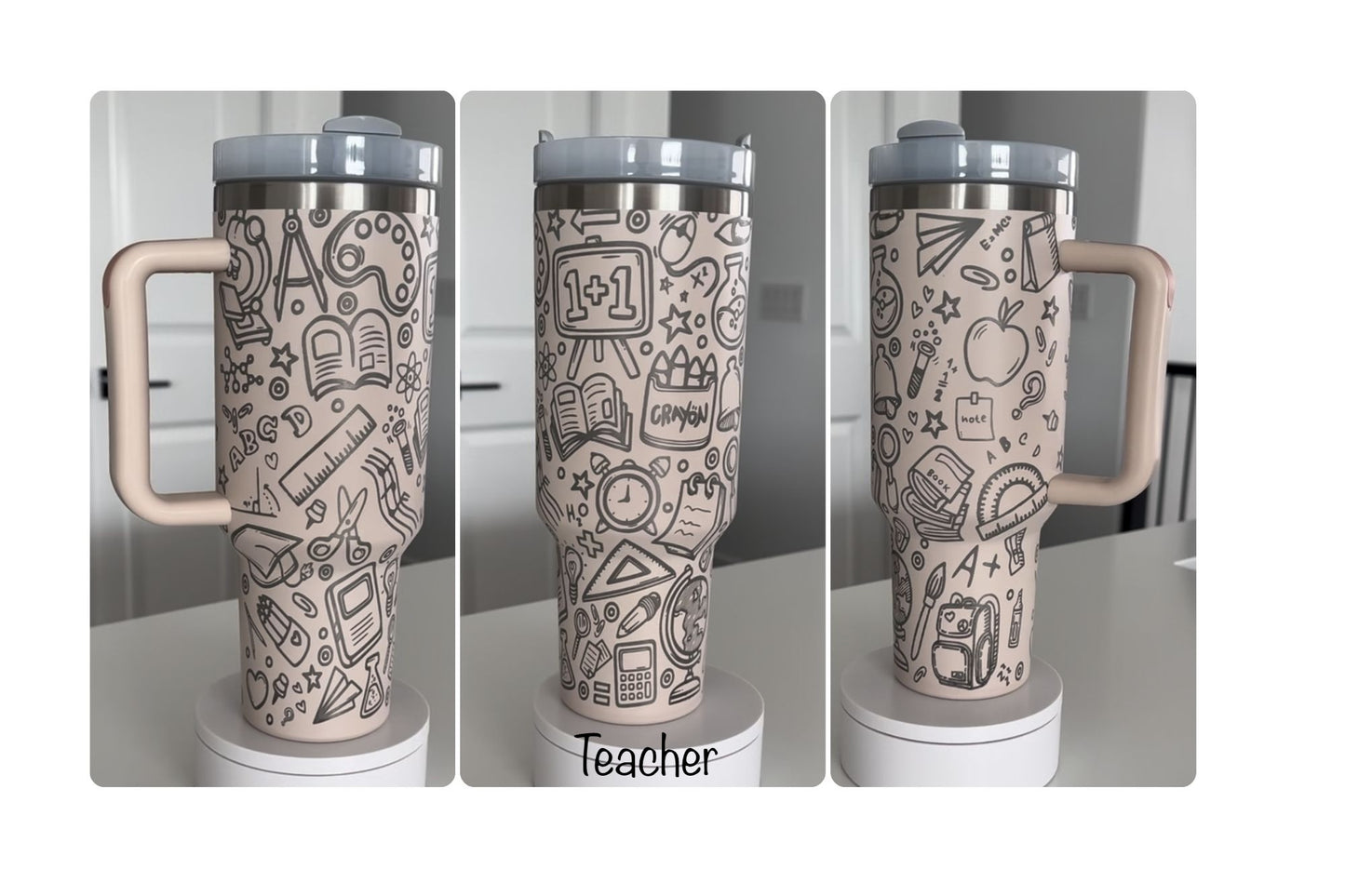 40 oz Stanley Dupe Full Wrap Engraved