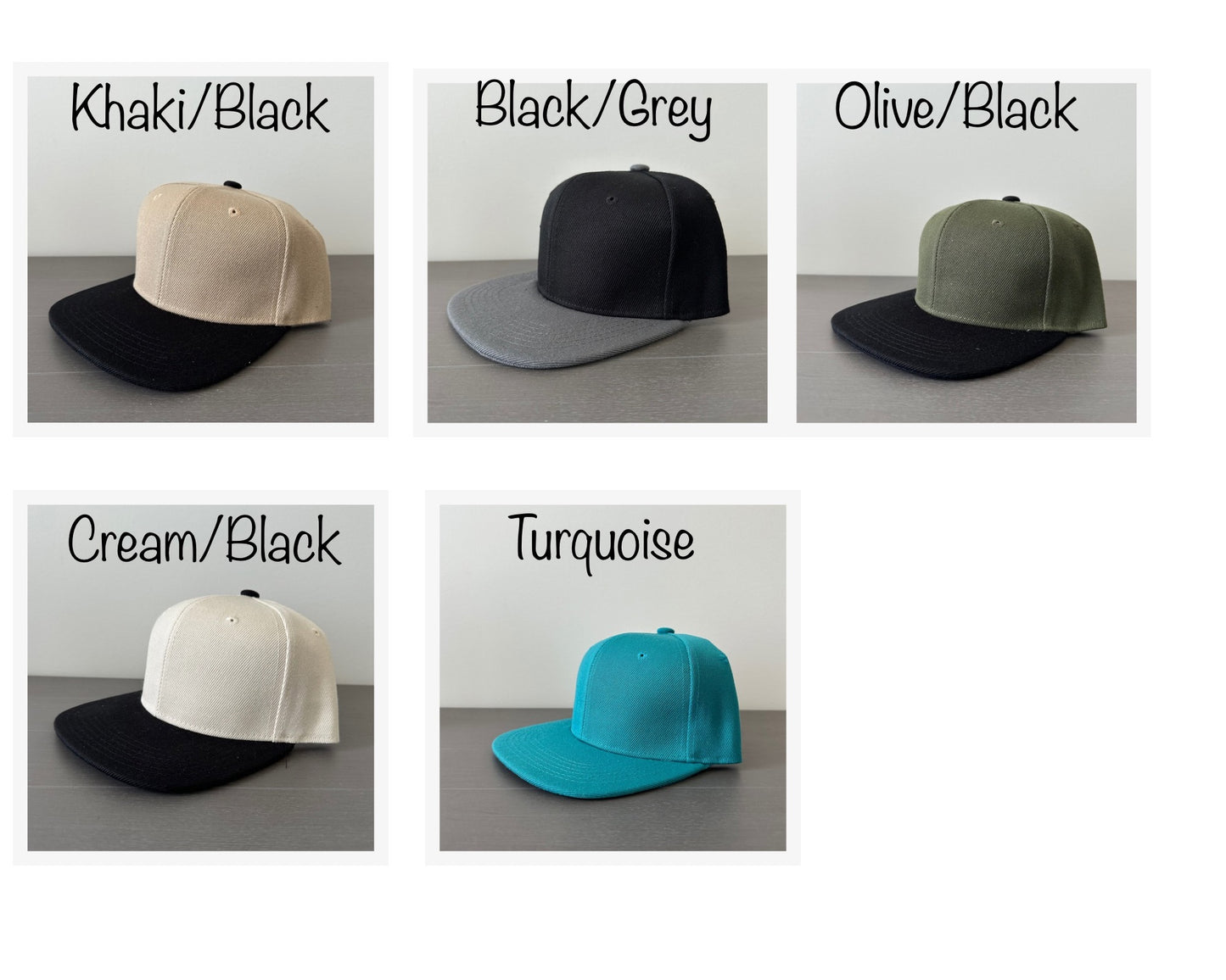 Children/Youth Solid/Two Tone Snapback Flat Brim