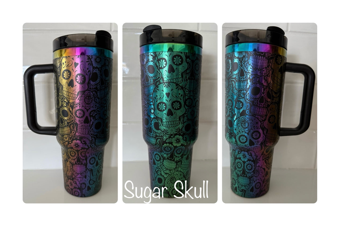 40 oz Stanley Dupe Full Wrap Engraved