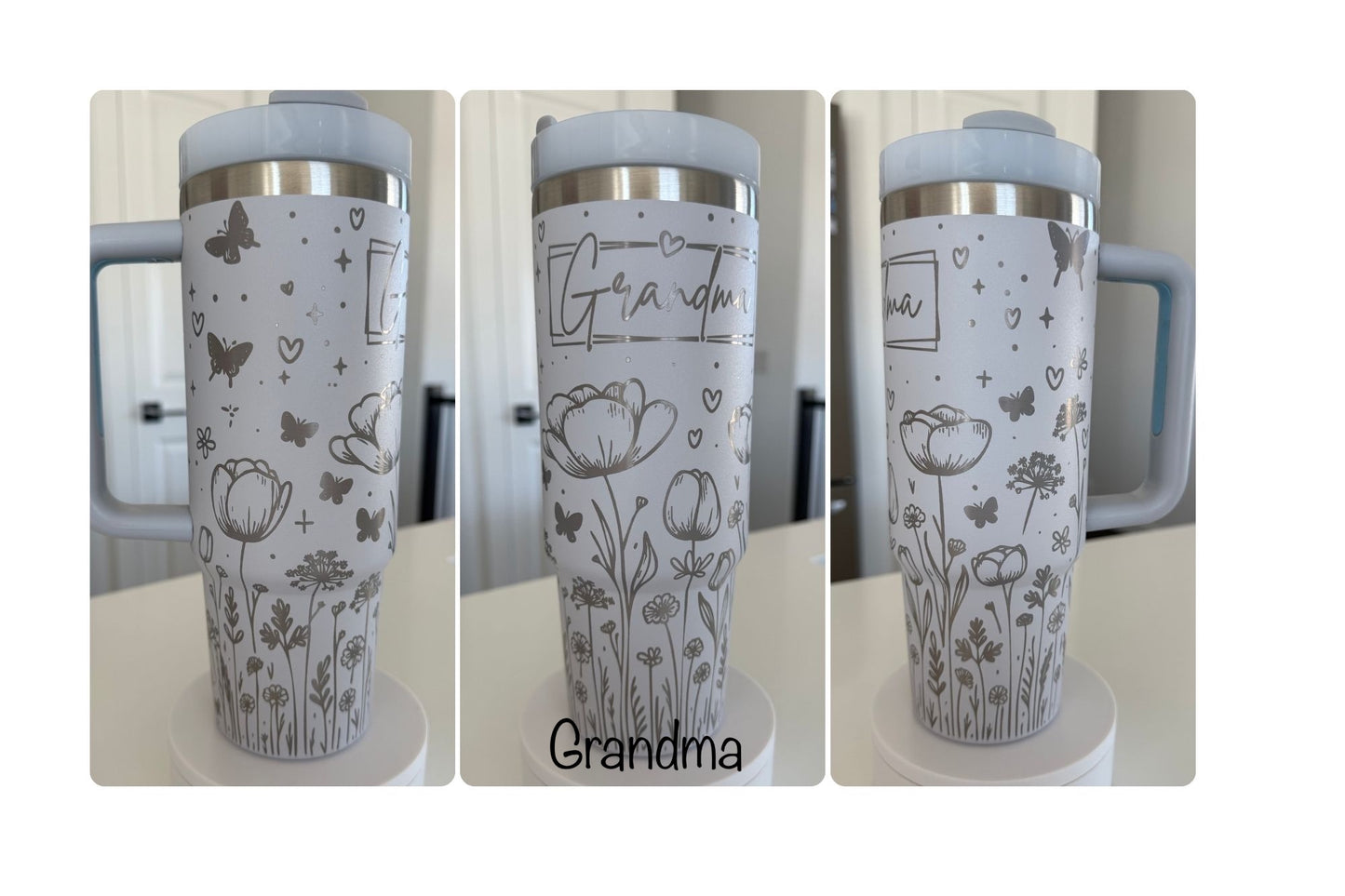 40 oz Stanley Dupe Full Wrap Engraved