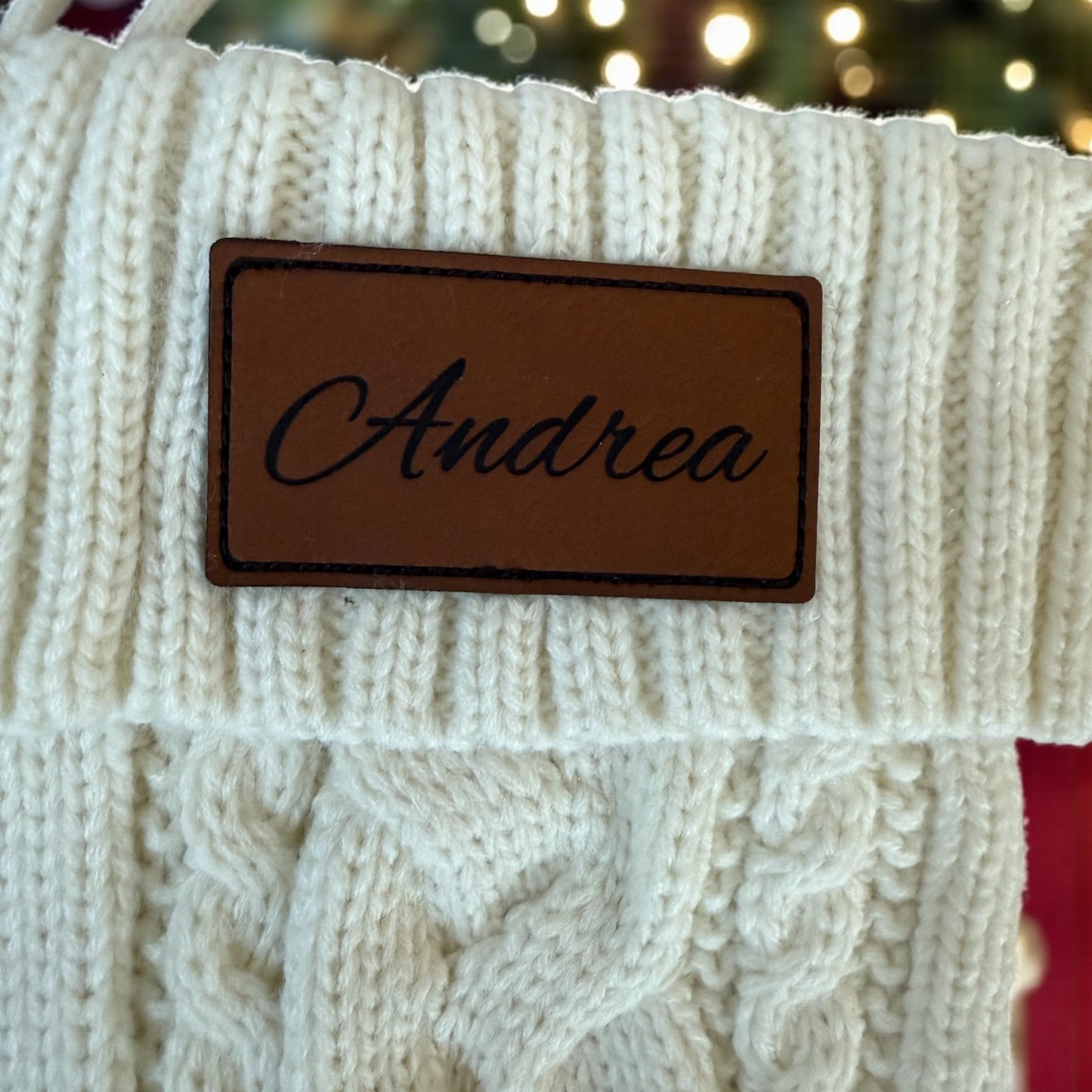 Cable Knit Stocking