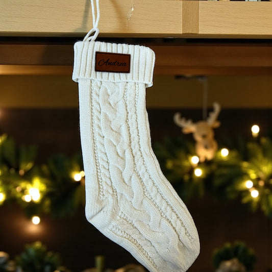 Cable Knit Stocking