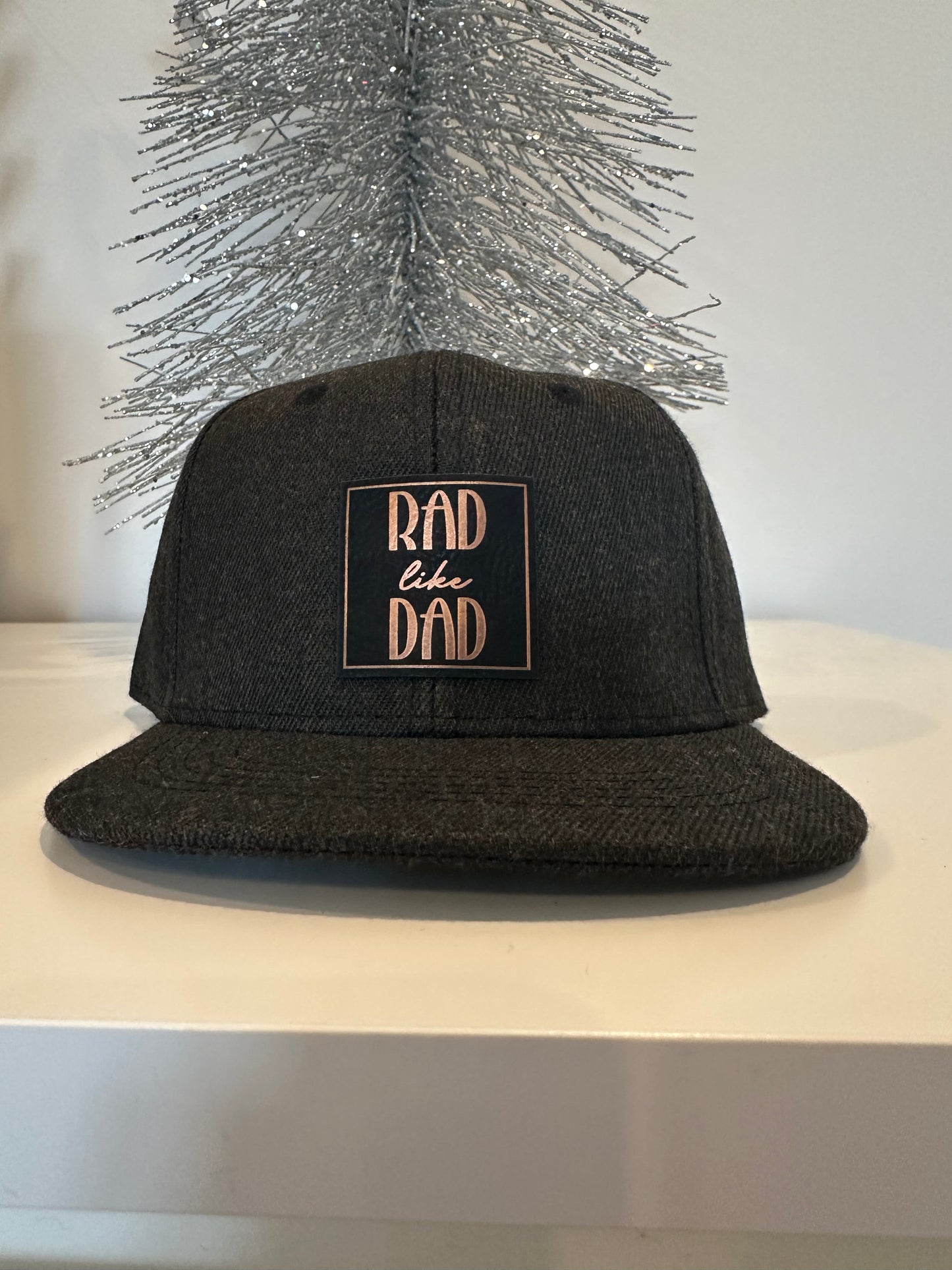 Infant Denim Black Snapback - Rad like Dad