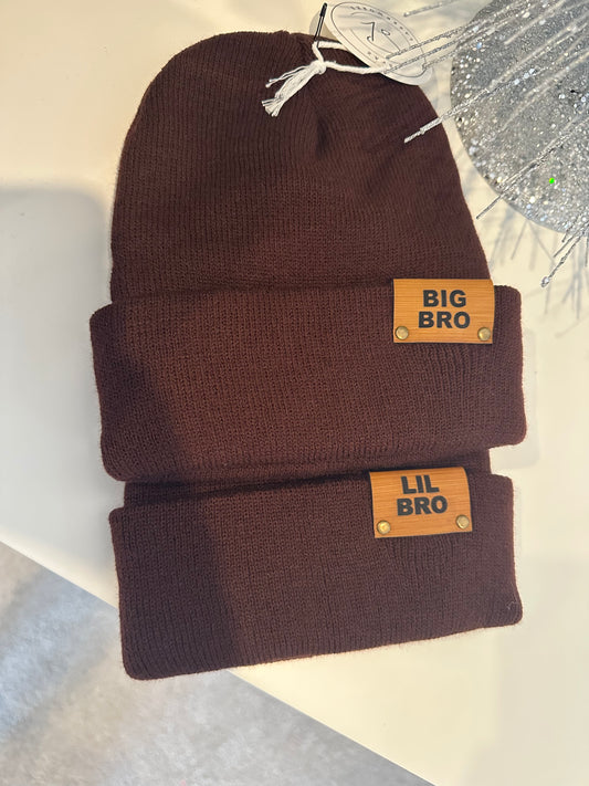 Child Toques - Coffee - Big/Lil Bro