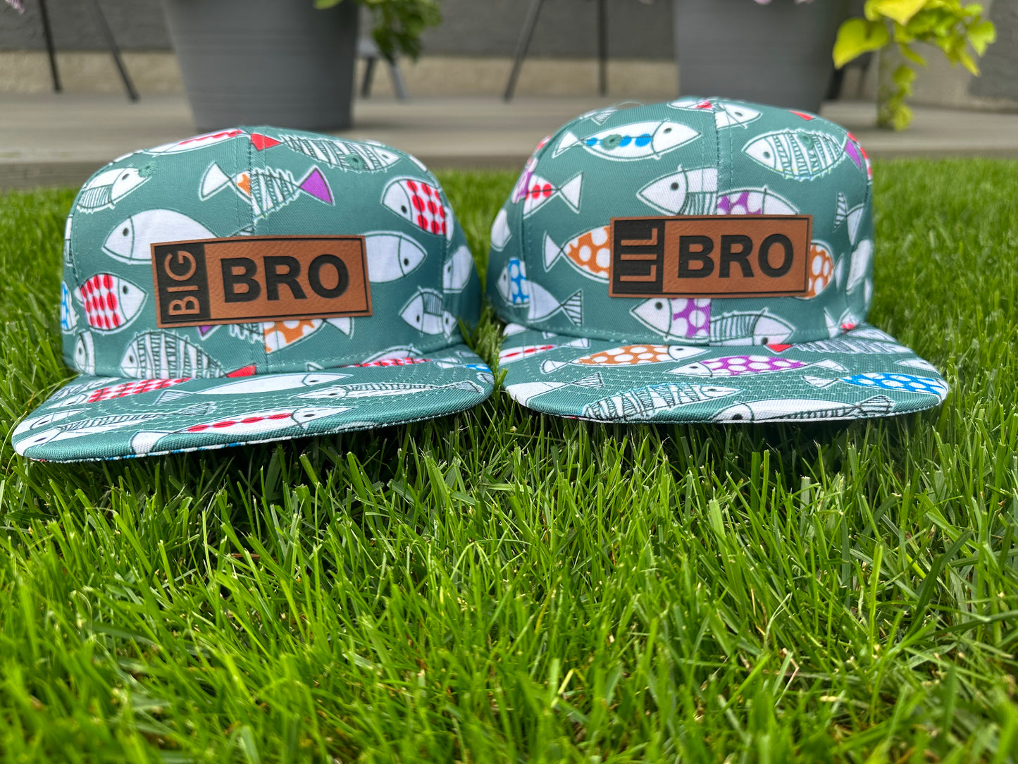 Children/Youth Pattern Snapback Flat Brim