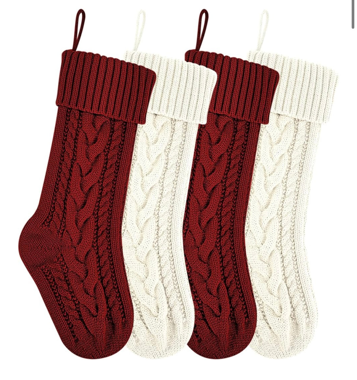 Cable Knit Stocking