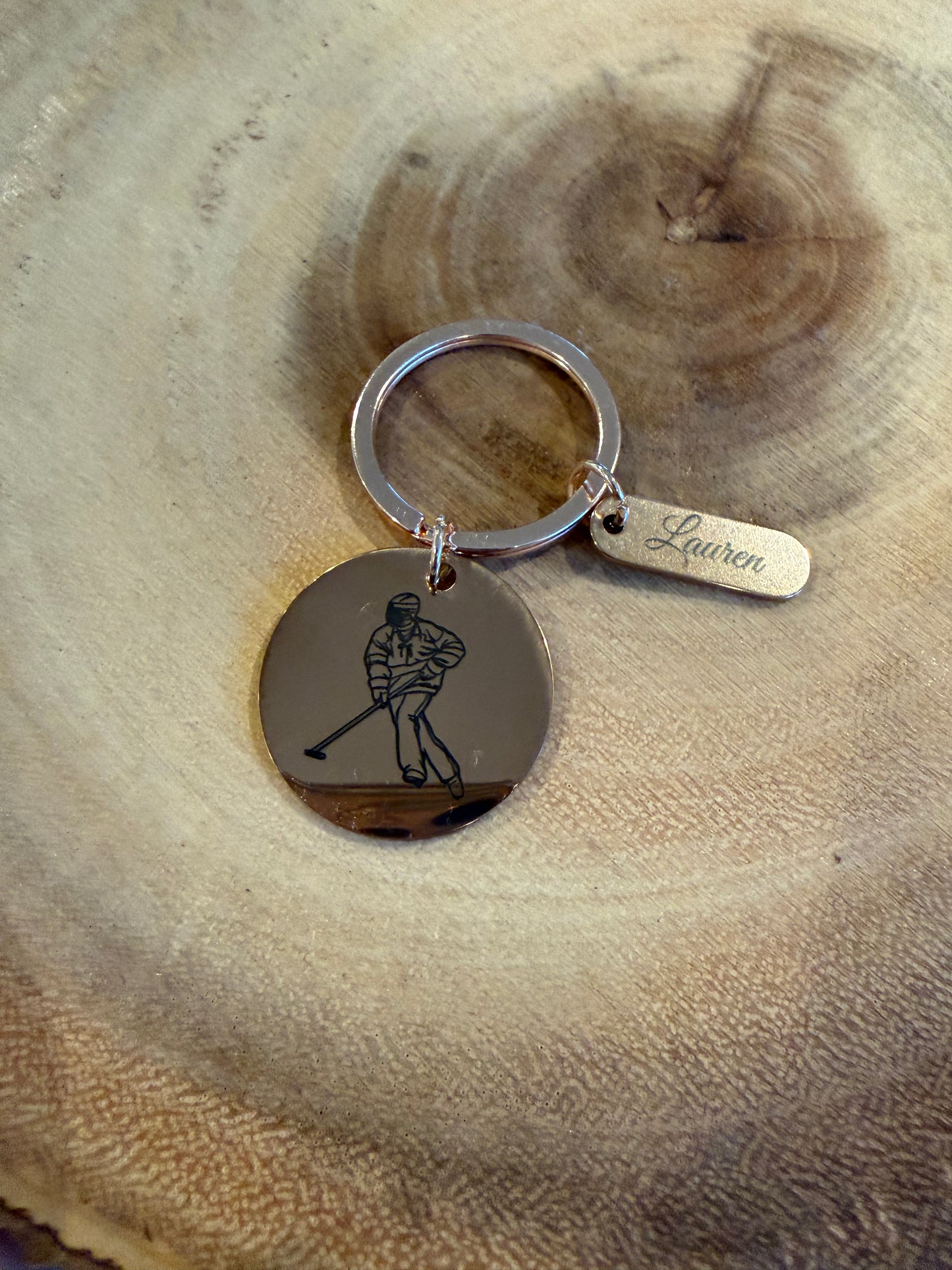 Stainless Steel Engraveable Keychain