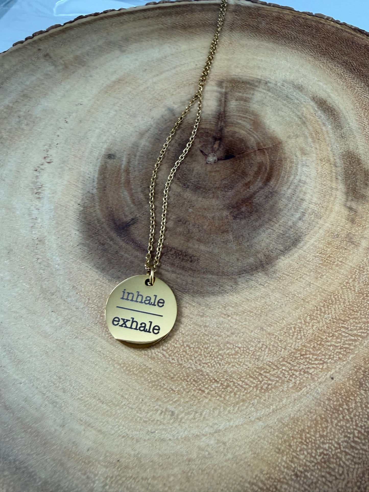 Round Pendant Necklace