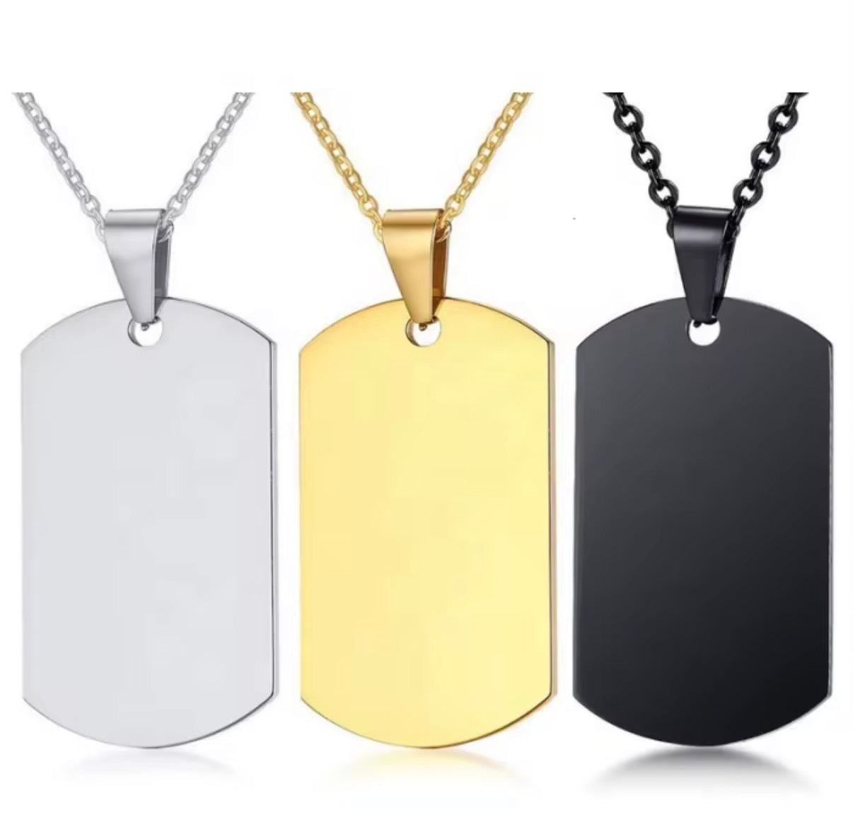 Stainless Steel Dog Tag Necklaces