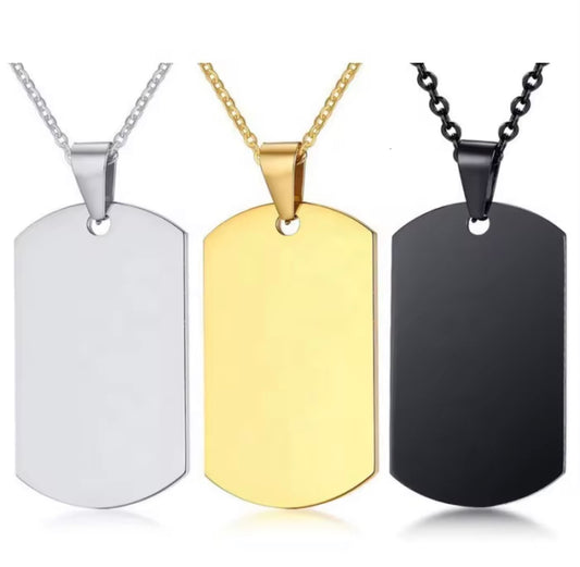 Stainless Steel Dog Tag Necklaces