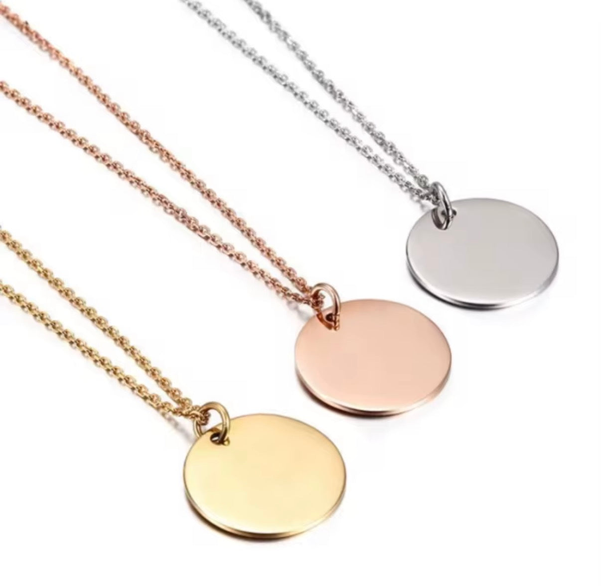 Round Pendant Necklace