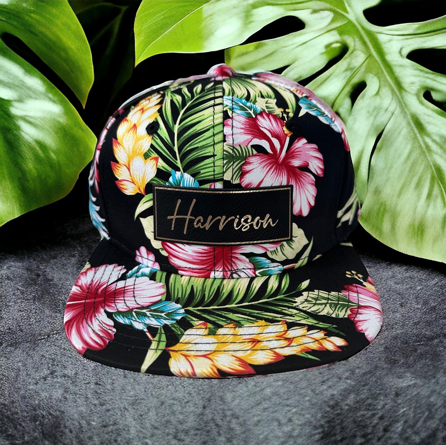 Children/Youth Pattern Snapback Flat Brim