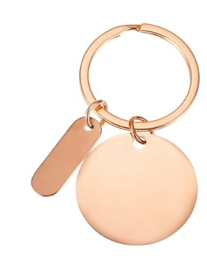 Stainless Steel Engraveable Keychain