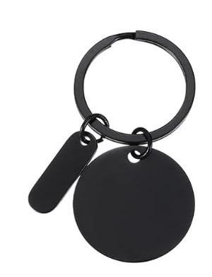 Stainless Steel Engraveable Keychain