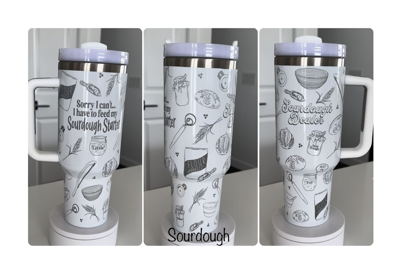 40 oz Stanley Dupe Full Wrap Engraved