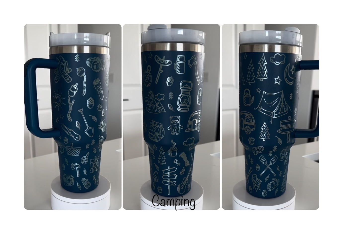 40 oz Stanley Dupe Full Wrap Engraved