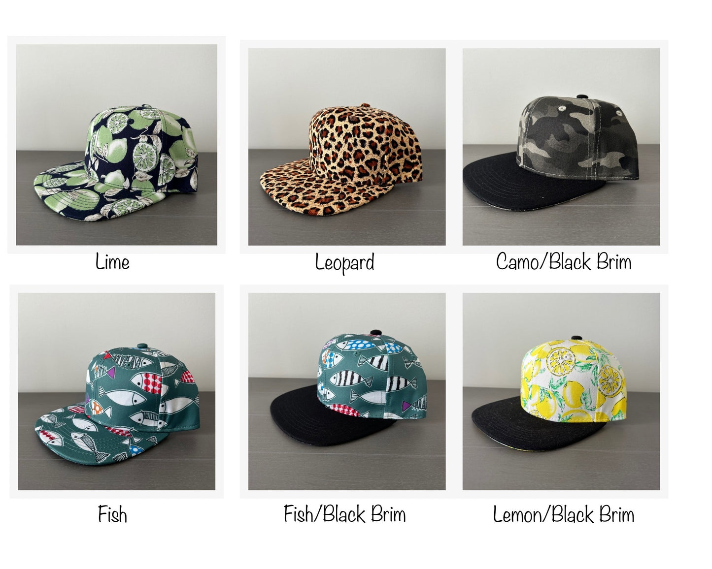 Children/Youth Pattern Snapback Flat Brim