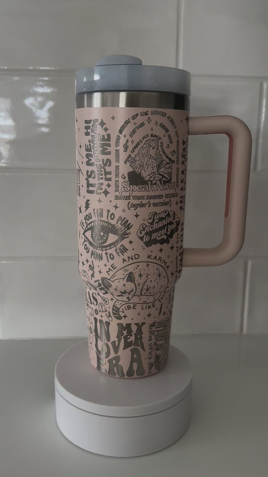 30 oz Stanley Dupe Full Wrap Engraved